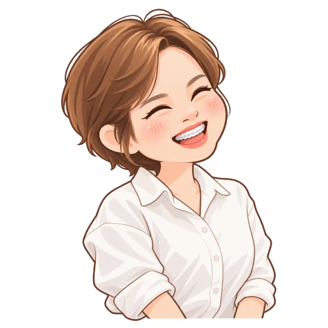 Chibi Anh Nhi xinh gái áo trắng, cười tươi